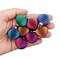 8 Miniature Ornaments, Pretty Rainbow Swirls for Small Christmas Trees, about 1 inch high, Adorabilities